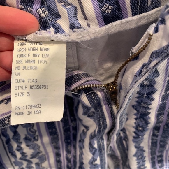 Breaker Jeans 90s Vintage High Rise Shorts sz 5 - Picture 3 of 3